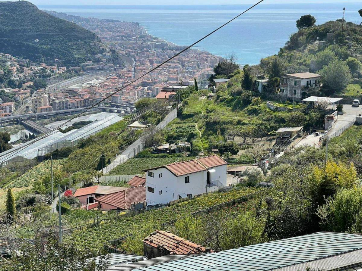 Casa Peidaigo Immersa Nel Verde,Vista Mare E Monti Ventimiglia Exterior photo